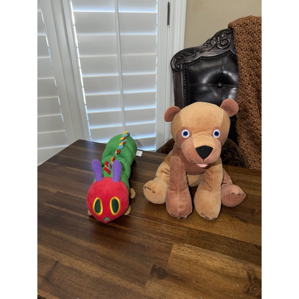 KOHL'S CARES Lot Brown Bear Hungry Caterpillar Plush Eric Carle Stuffed Animals